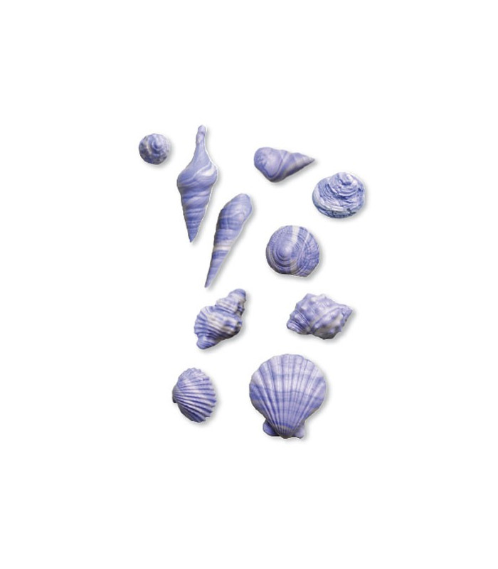 MOLDE DE SILICONA "SHELLS"