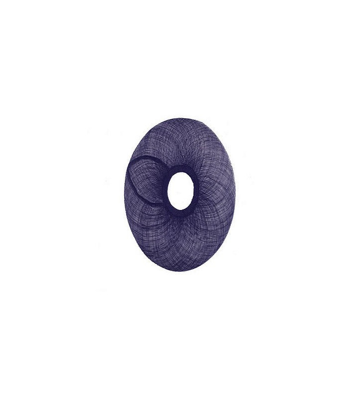 SINAMAY HAT SHAPE BRIM DARK 60 CMS. DIAMETER