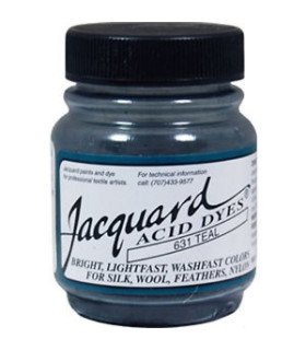 Acid Dye Jacquard 14 G Teal Bote De 15 G - color