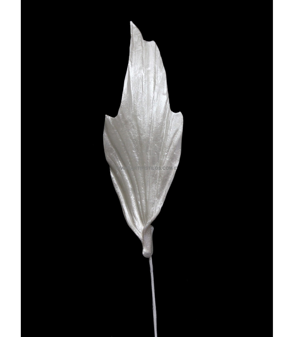 COLD PORCELAIN LEAF 7 X 2,5 CMS. Porcelain Flowers Materials for