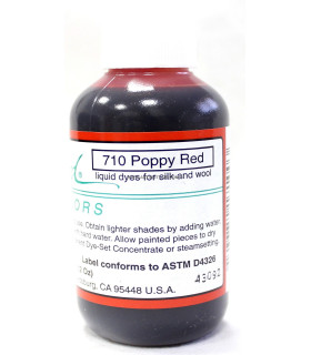 Tinte Para Seda Y Lana Jacquard Silk Colors Rojo Vivo 59 Ml. - tela pelo