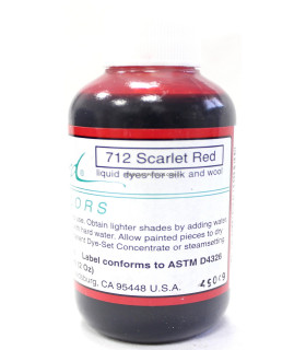 Tinte Para Seda Y Lana Jacquard Silk Colors Rojo 59 Ml. - tela pelo