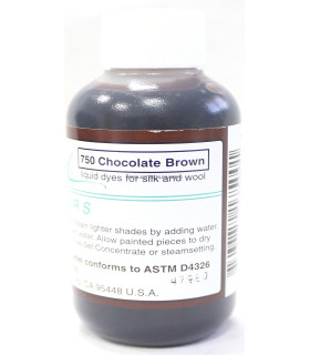 Tinte Para Seda Y Lana Jacquard Silk Colors Chocolate 59 Ml. - tela pelo