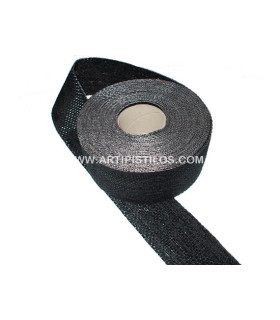 Cinta Akril 4 Cms. Negro 1 Metro De Largo X 4 Cms. De Ancho. - colores para