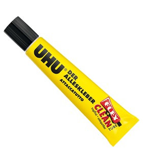 Pegamento Uhu Flex & Clean Transparente 18 G. - tela fieltro