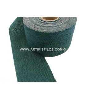 Cinta Akril 4 Cms. Verde Botella 1 Metro De Largo X 4 Cms. De Ancho. - colores para