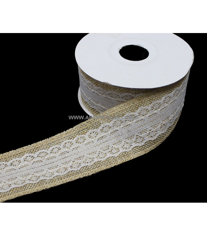 YUTE RIBBON WITH LACE