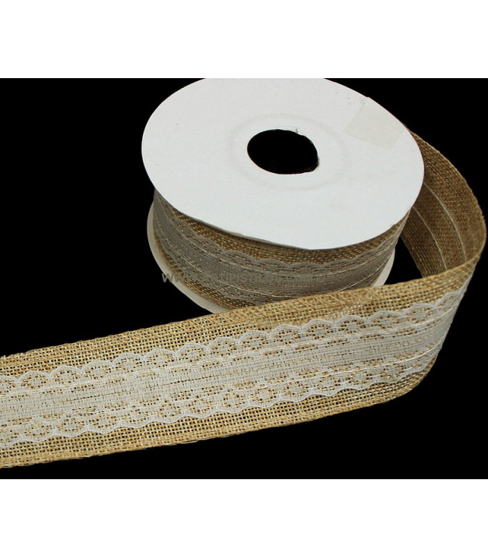 YUTE RIBBON WITH LACE