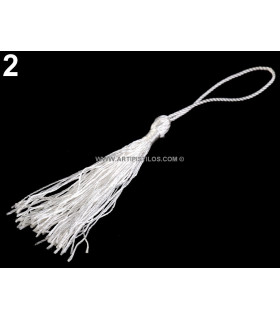 Borla Decorativa 80 Mm Offwhite - sombreros