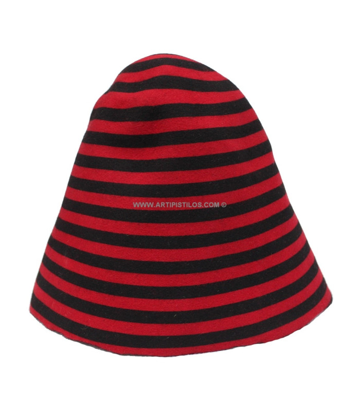 STRIPED FELT CONE - WOOL 100%  90 g