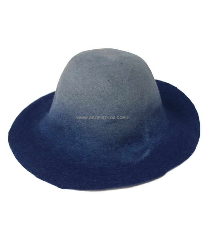 FELT BICOLOR CAPELINE 100% WOOL - 120 g