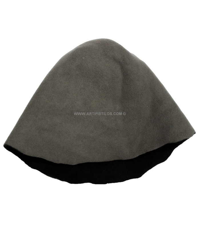 BICOLOR FELT PRINT CONE 100 % WOOL