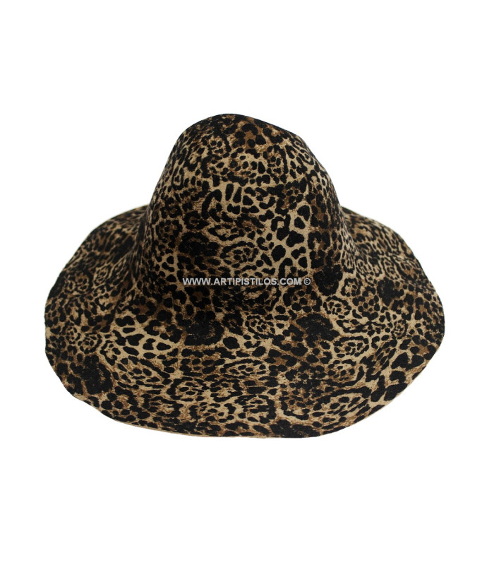 CAPELINA FIELTRO LEOPARDO 100 % LANA