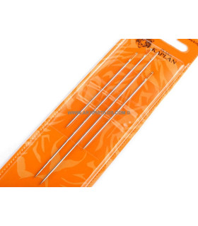 Set 4 Agujas 1ª Calidad Para Muñecas Naranja