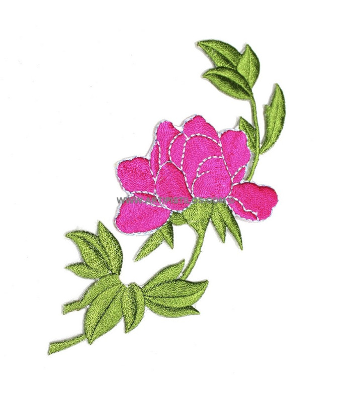 THERMOADHESIVE FLORAL APPLICATION 16 X 6 cm