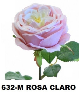 ROSA CABBAGE DE TEÇIDO 10 CMS. DIAMETRO