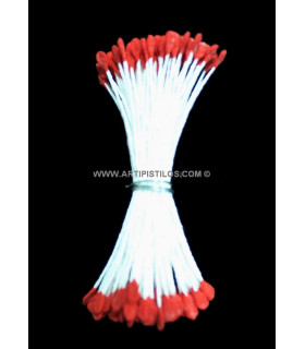 Pistilo Remo 2 Flancos Vermelho 8 Cms. De Largo. Cabez. Plana 4 Mm. Aprox.