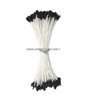Pistilo Remo 2 Flancos Preto 8 Cms. De Largo. Cabez. Plana 4 Mm. Aprox.
