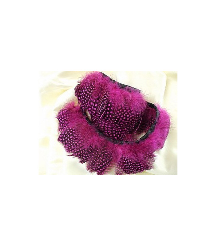 PLUMAS DE GALLINA DE GUINEA 10 CMS.