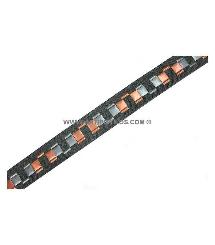 RIBBON WITH METALLIC ORNAMENT