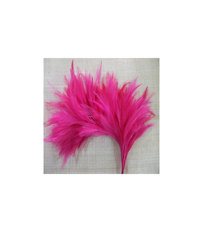MONTAJE DE PLUMAS DE GALLO