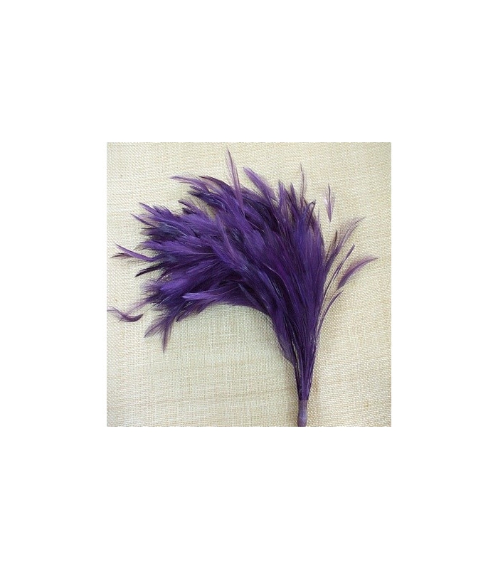 MONTAJE DE PLUMAS DE GALLO