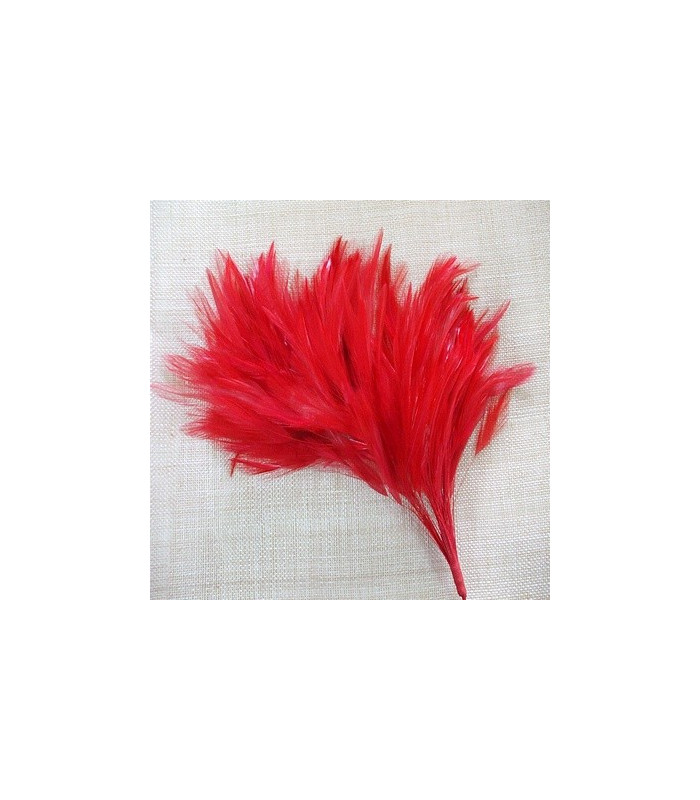 MONTAJE DE PLUMAS DE GALLO