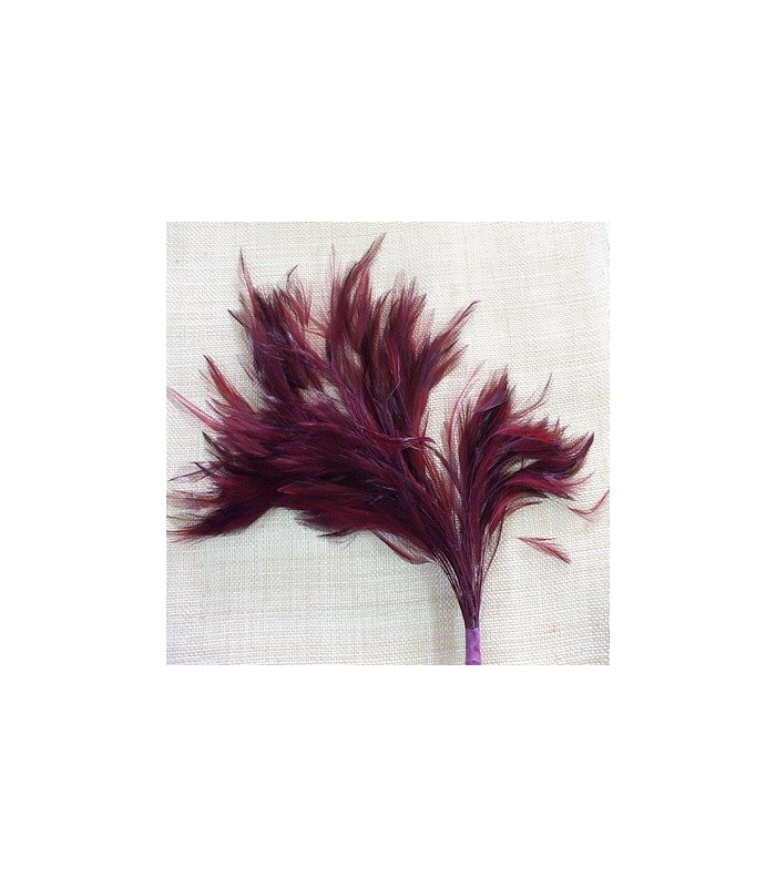 MONTAJE DE PLUMAS DE GALLO