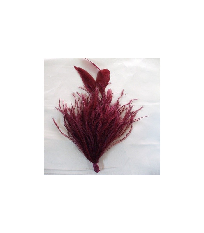 OSTRICH/ROOSTER FEATHERS POM