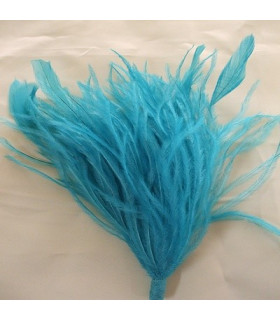 Ostrich/rooster Feathers Pom Lagoon 16 X 12 Cm