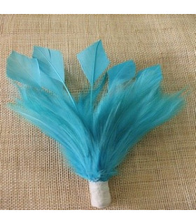 Montaje Plumas Ganso/antena Gallo Lagoon  13 X 15 Cms. - de colores