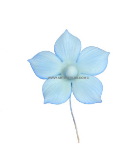 Flor De Porcelana Azul