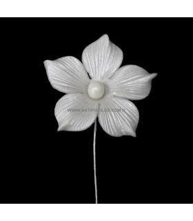 Flor De Porcelana Perlado