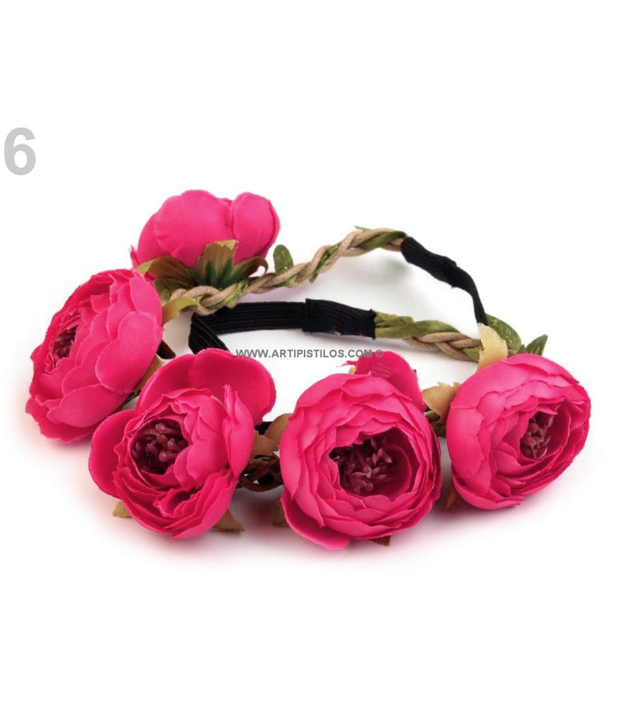 FLORAL ELASTIC HEADBAND
