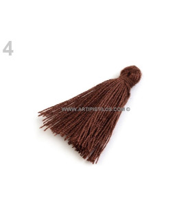 Borla Decorativa 30 Mm Marrón - sombreros