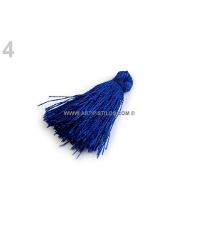 Borla Decorativa 20 Mm Azul - sombreros