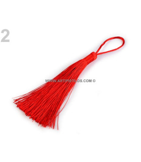 Borla Decorativa 19 Cm Rojo - sombreros