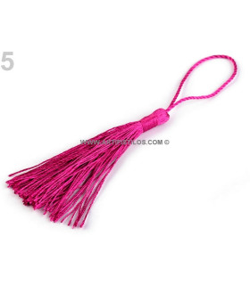 Borla Decorativa 80 Mm Fucsia - sombreros
