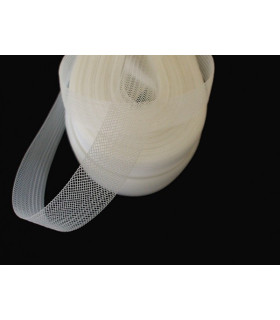 Crin Grueso 1,5 Cms. Blanco Roto 1 Metro De Ancho  X 1,5  Cm. De Ancho - color