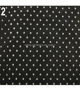 Tul Decorativo Con Motas 1 Mt X 160 Cm Crema