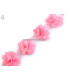 TIRA FLORES DE TUL 1 mt x 6 cm