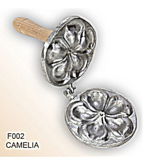 Troquel Camelia S/foto Diametro 11 Cms.x2,5 Cms - flores de tela