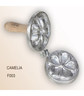 Troquel Camelia Mediano S/foto 7 Cms Diametro X 1 Cms. - flores de tela