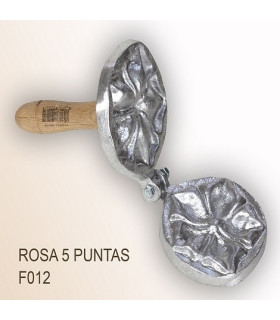 TROQUEL ROSA DE 5 PONTAS