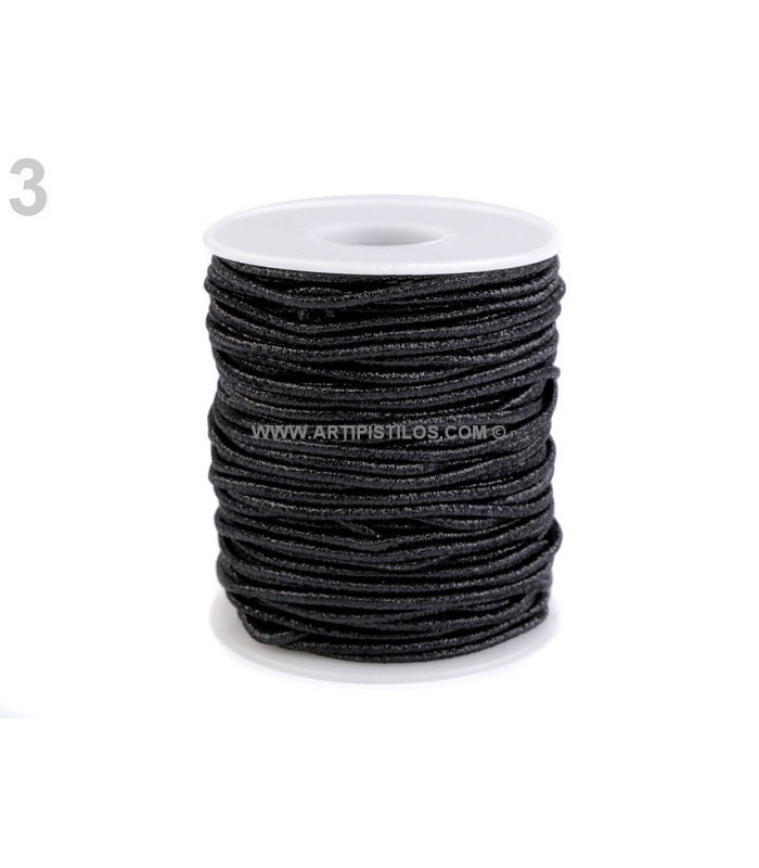 Goma elástica de lurex 2.0 mm