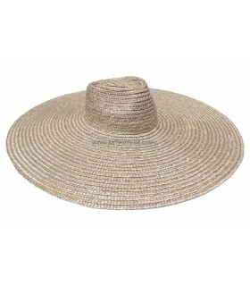 Natural Straw Hat "vandellas" Old Pink - color