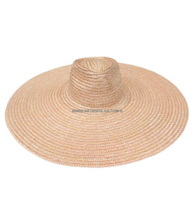 Natural Straw Hat "vandellas" Nude - color