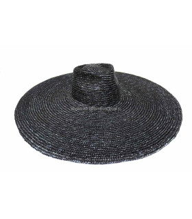 Natural Straw Hat "vandellas" Black - color