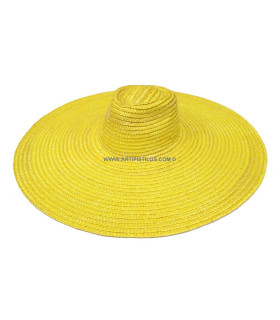 Natural Straw Hat "vandellas" Yellow - color