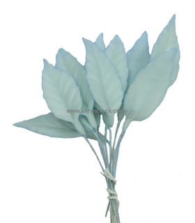 Hoja De Porcelana Fría Azul Pastel